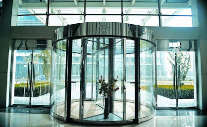 嘉峪关旋转感应门 | 防风节能 | 酒店/写字楼适用！